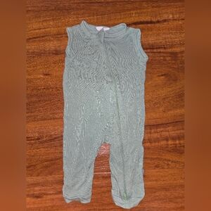 Green Sleeveless Baby Onesie